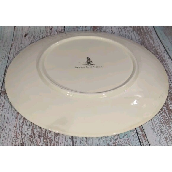 Rare African Series Lion by  Royal Doulton 13.5" Plate D.6356 Made In England - Picture 9 of 15
